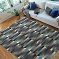 thumbnail image 1 of Faded Blocks Design Area Rugs Brik Pattern Geometric Carpet Multi Color, 1 of 7