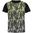 thumbnail image 1 of Faded Camo All Over Mens Black Back T Shirt Multi MD, 1 of 1