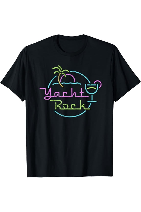 Faded Cocktail Hour Yacht Rock T-Shirt