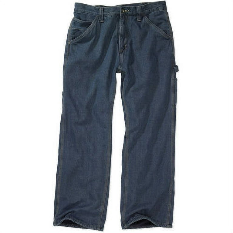 Faded Glory Big Men's Fleece Lined Canvas Carpenter Jeans