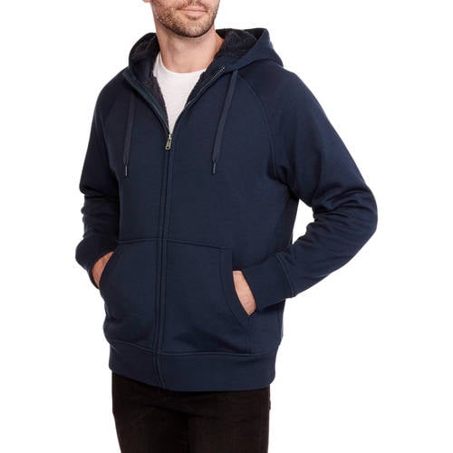 Faded Glory Big Men's Sherpa Hoodie - Walmart.com