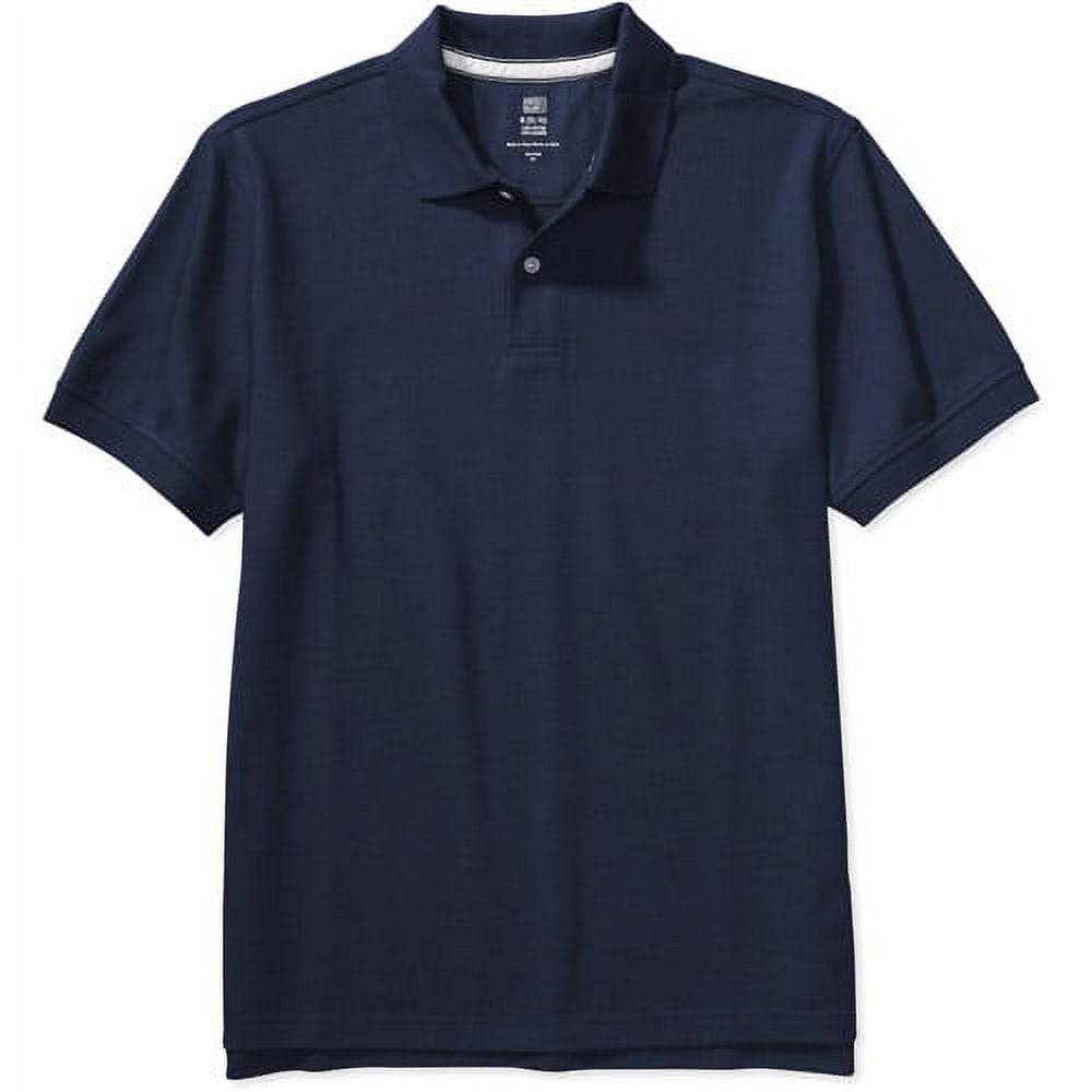 Faded Glory Big Men s Short Sleeve Polo Shirt Walmart