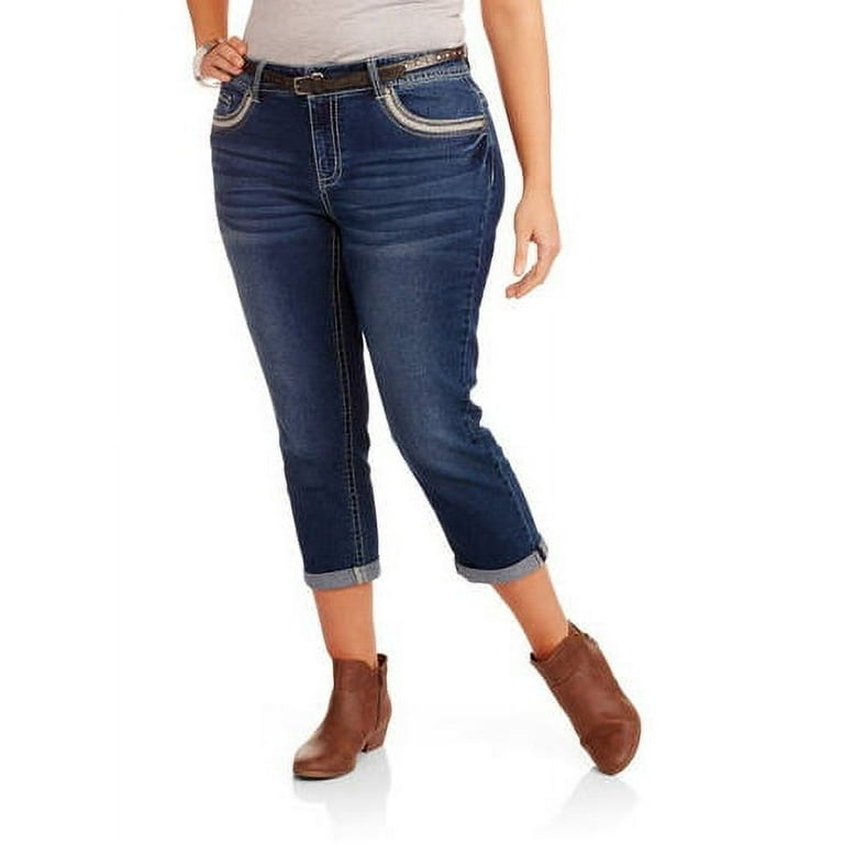 Faded glory shop denim capris