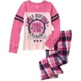 thumbnail image 1 of Faded Glory Girls' 2pc Fleece Pant Set, 1 of 1