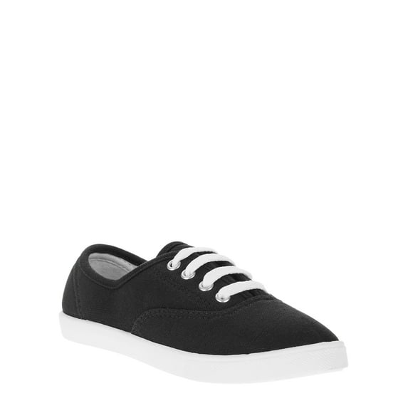 Faded Glory Girls' Lace Up Canvas Casual Shoe