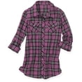 thumbnail image 1 of Faded Glory - Girls' Long-Sleeve Camp Shirt, 1 of 2