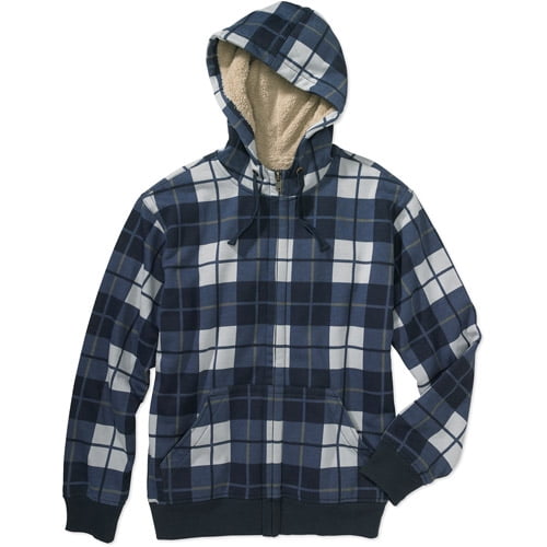 Faded Glory - Big Men's Sherpa Fleece Lined Hoodie 