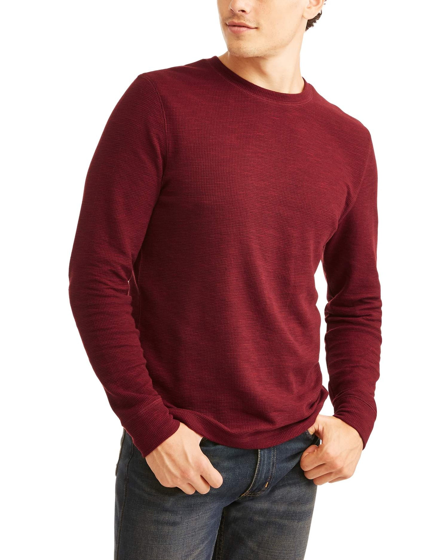 Faded glory men's long sleeve thermal crew hotsell