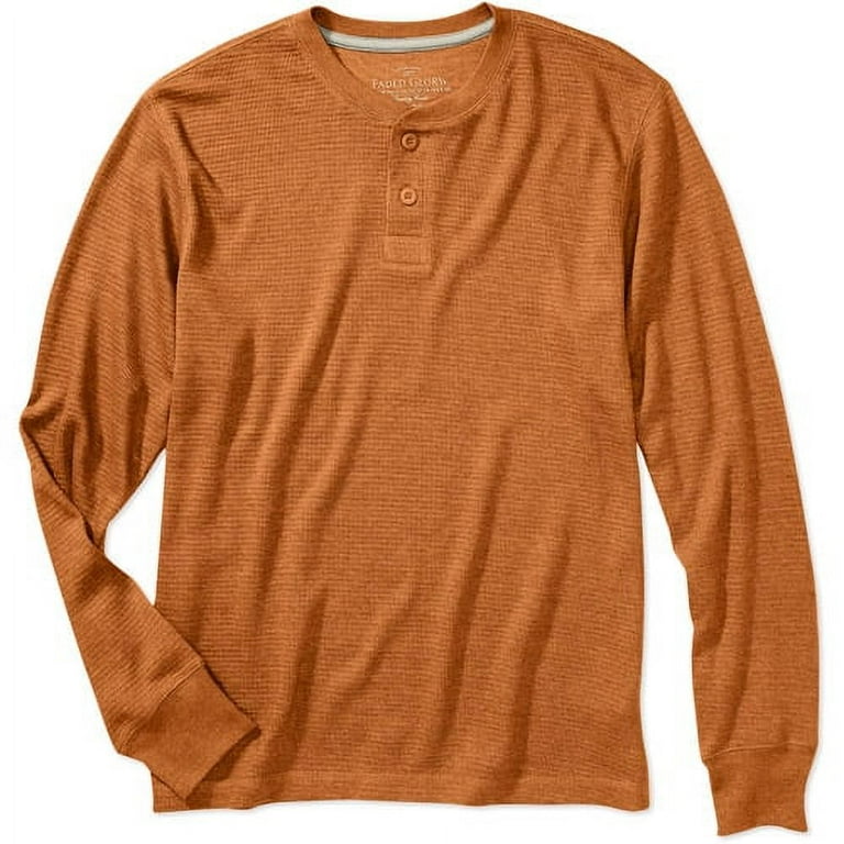 Faded glory men's henley tee hotsell