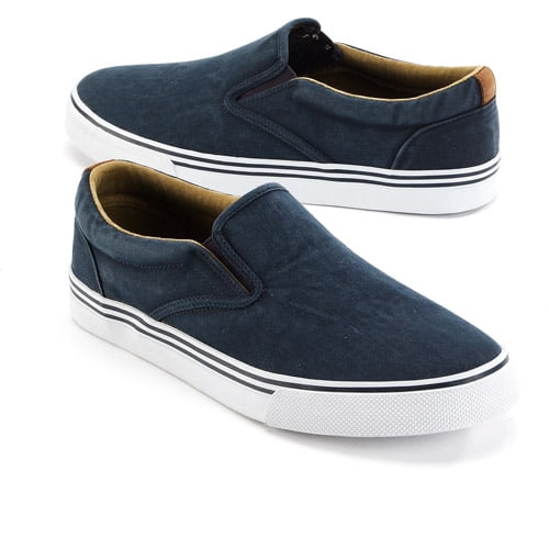 Faded glory men's cheap canvas slip on shoe