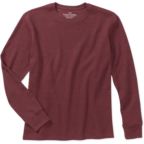 Faded Glory Men s Thermal Long Sleeve Cr Walmart