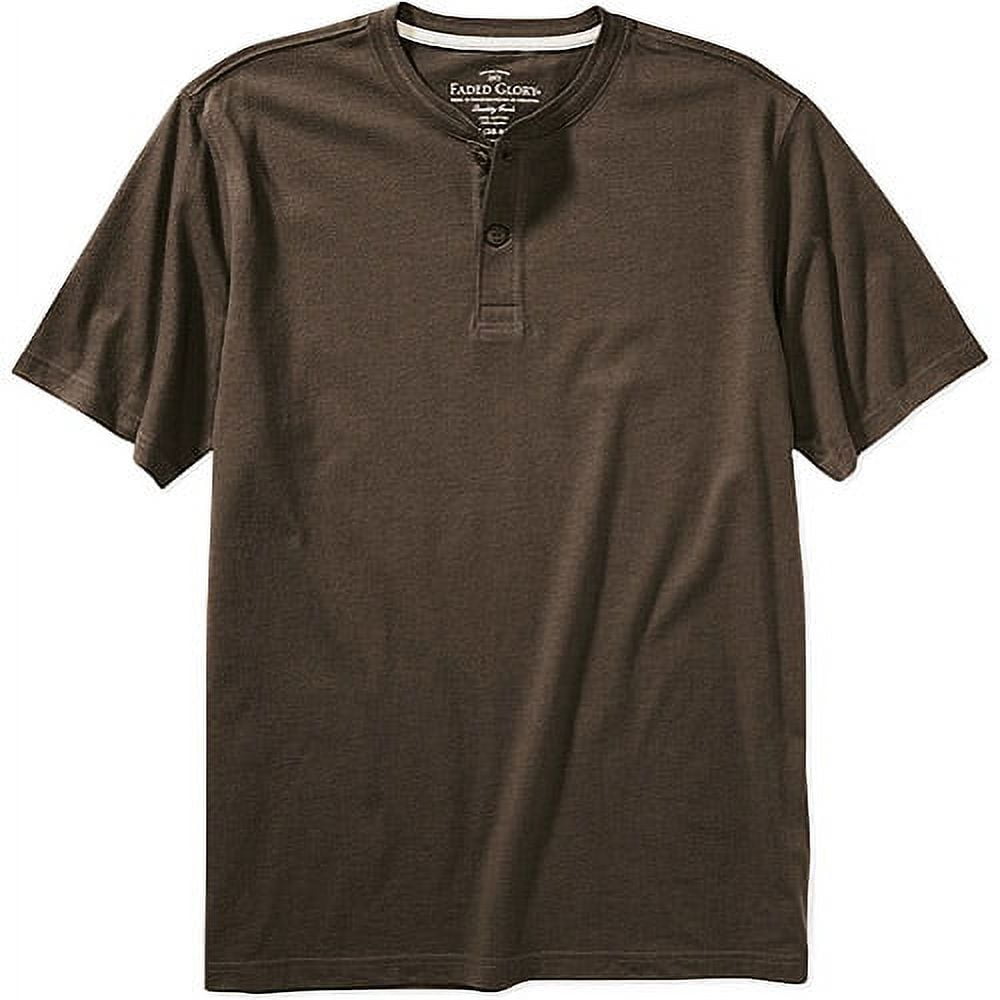 Faded Glory Ss Henley Walmart