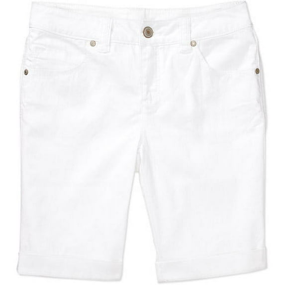 Faded Glory - Women's 5-Pocket Cuffed Bermuda Shorts