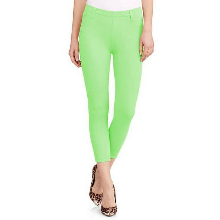Faded Glory Women s Capri Length Knit Color Jegging Walmart