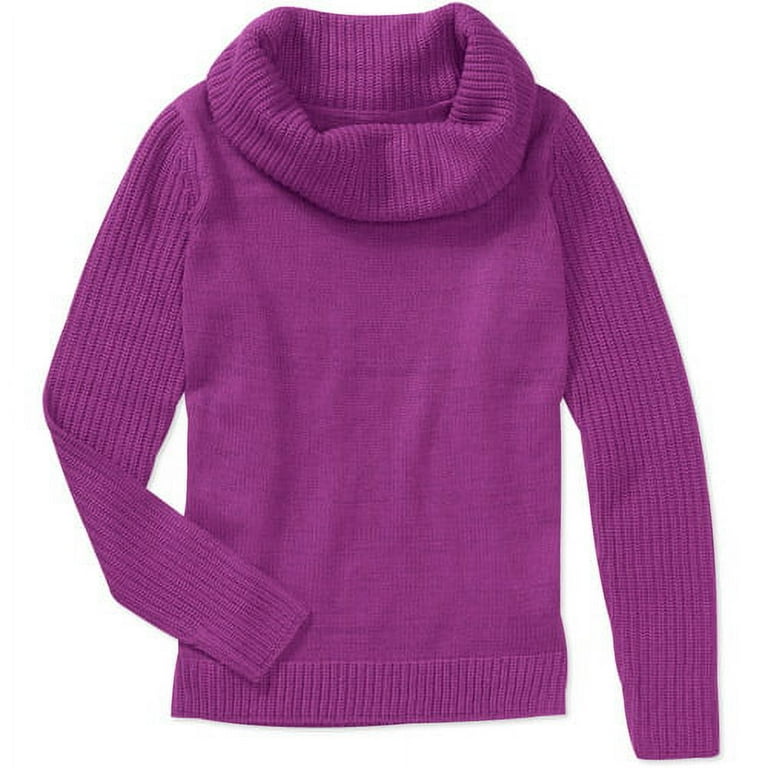 Faded Glory Women s Cowl Neck Sweater Walmart