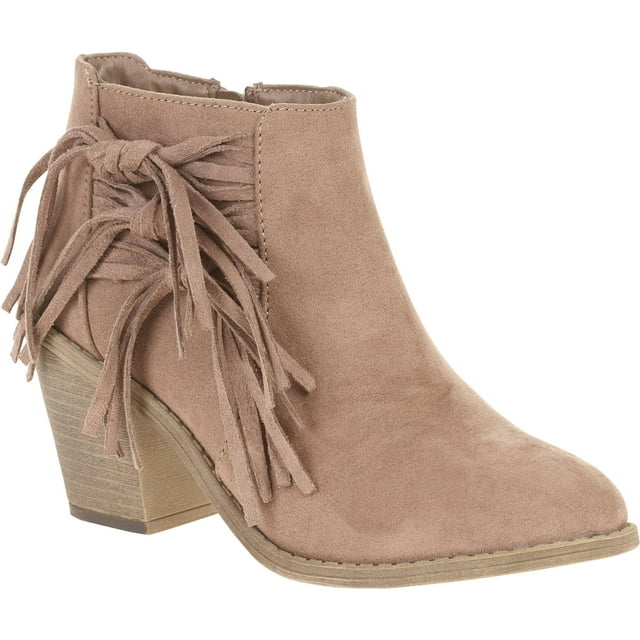 Faded Glory Women's Fringe Heel Boot