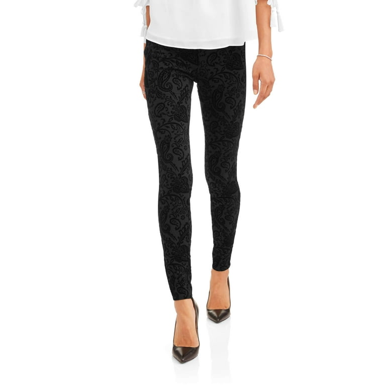 Faded glory black jeggings discount