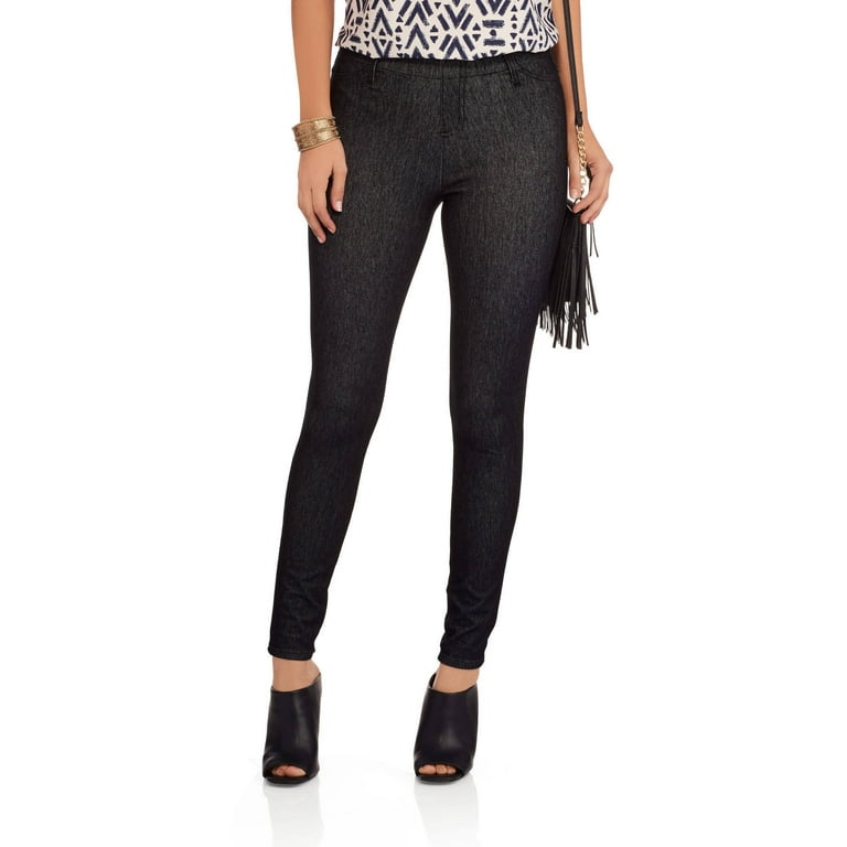 Faded Glory Women s Full Length Knit Color Jegging Walmart