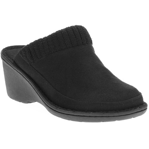 Faded Glory Women s Hazel Wedge Clogs Walmart