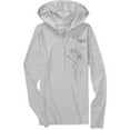 thumbnail image 1 of Faded Glory - Women's Hooded Long-Sleeve Graphic Thermal Tee, 1 of 1