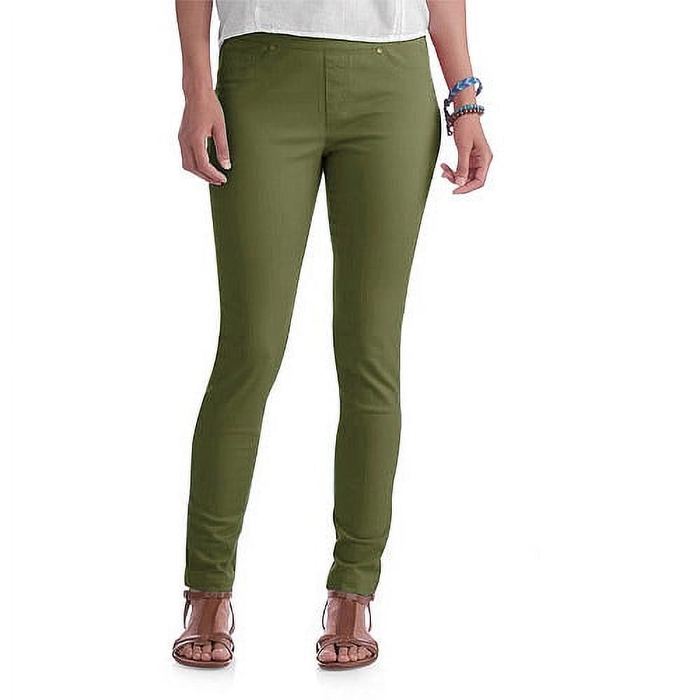 FADED GLORY WOMENS Size Small Green Pull On Jeggings Leggings Skinny Jeans  Pants $14.99 - PicClick