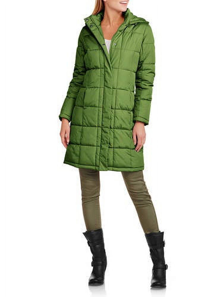 Faded glory women's hooded shop puffer coat