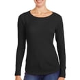thumbnail image 1 of Faded Glory Women's Long Sleeve Raglan Thermal, 1 of 1