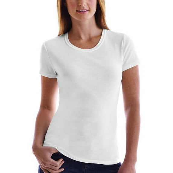 Faded Glory - Women's Organic Cotton Short-Sleeve Scoop Tee