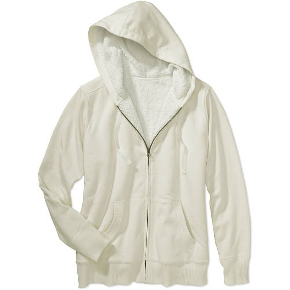 Faded Glory - Women's Plus Sherpa Lined Hoodie - Walmart.com
