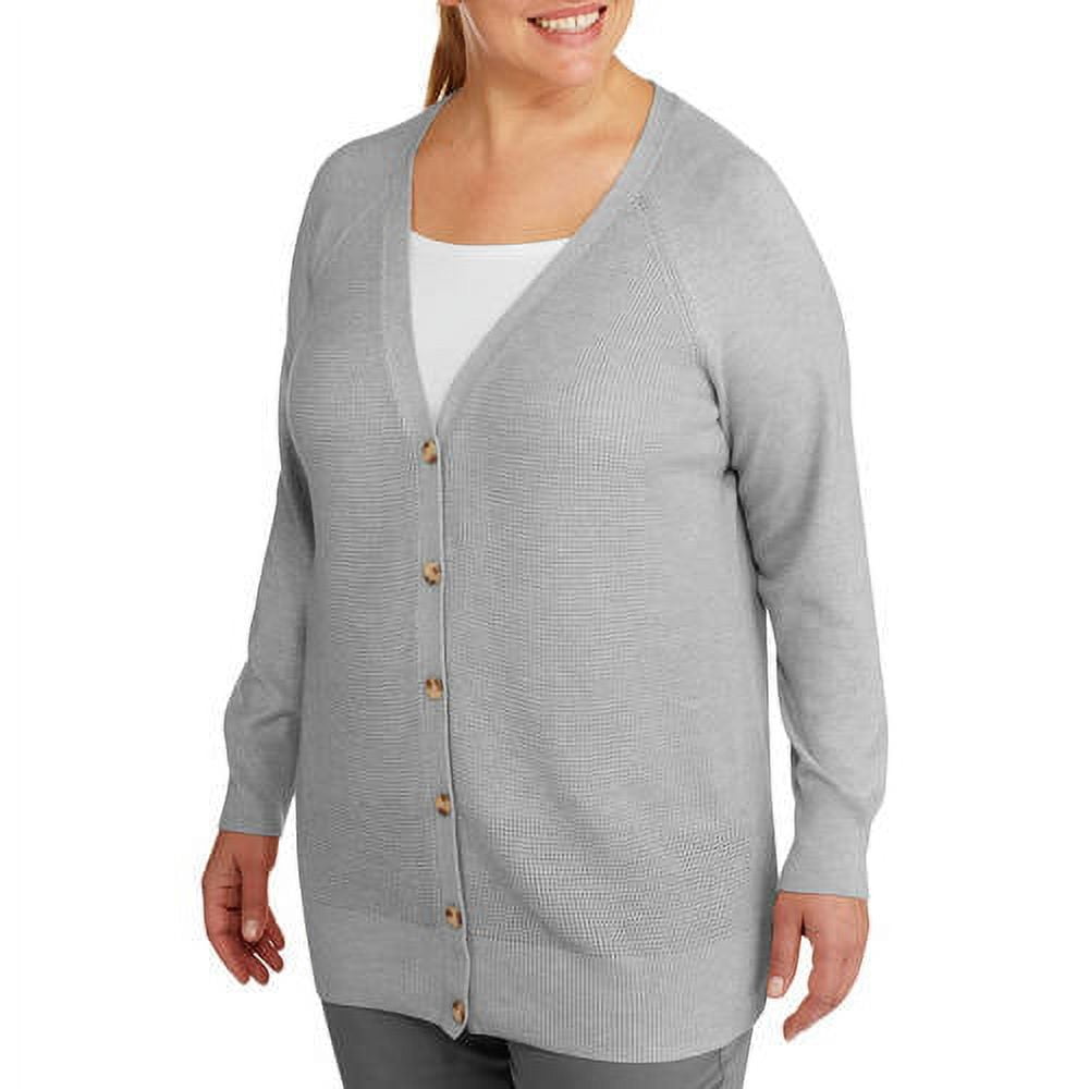 Faded glory cardigan plus best sale size