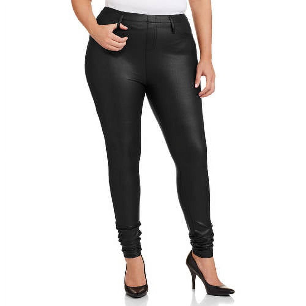 Faded glory faux leather deals leggings