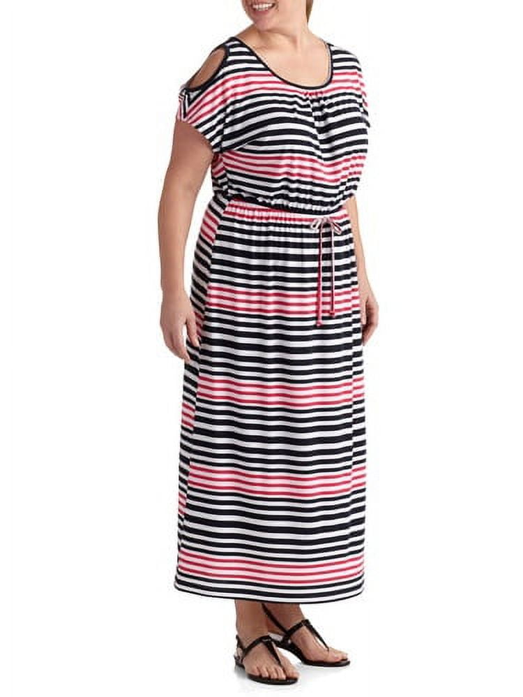 Cold Shoulder Maxi Dress - Walmart ...