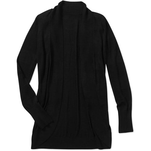 Faded glory black cardigan clearance