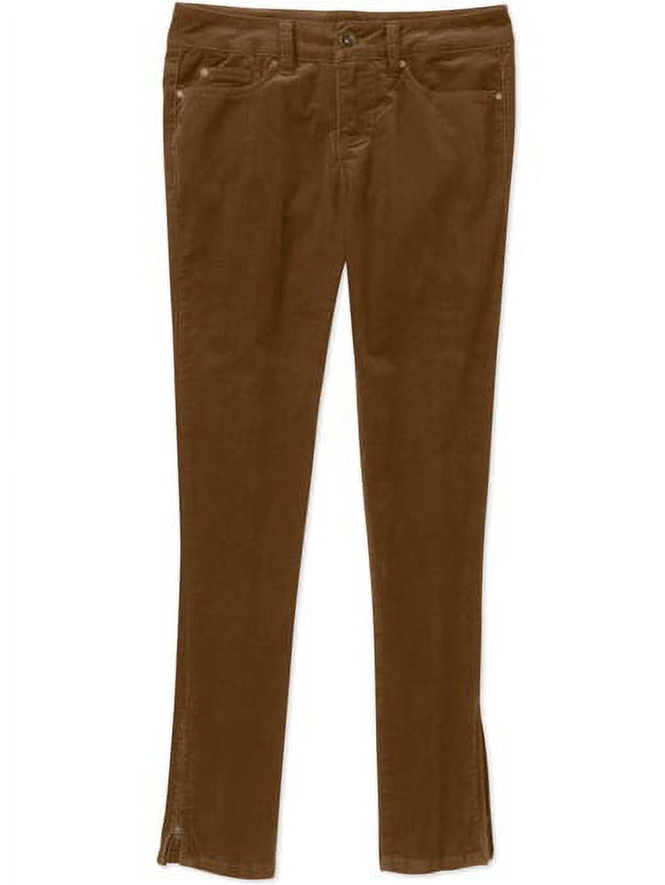 Faded Glory Womens Ankle Zip Corduroy Pa Walmart
