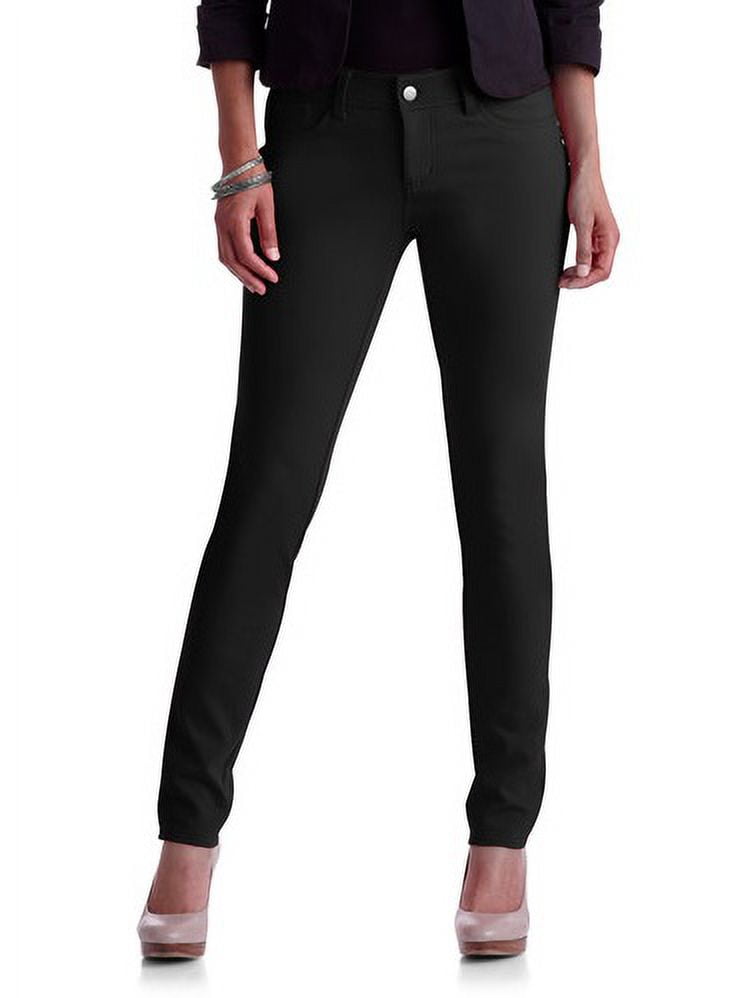 Faded Glory Womens Skinny Ponte Pant Walmart