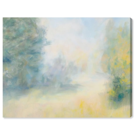 Faded Horizon I Canvas Landscape Paintings by Art Remedy, Gallery Wrapped, 45 x 36