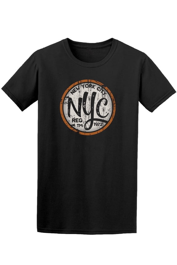 Faded New York City Logo T-Shirt Men -Image by Shutterstock, Male Small