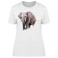 thumbnail image 1 of Faded Photo African Elephant Tee Women's -Image by Shutterstock, 1 of 2