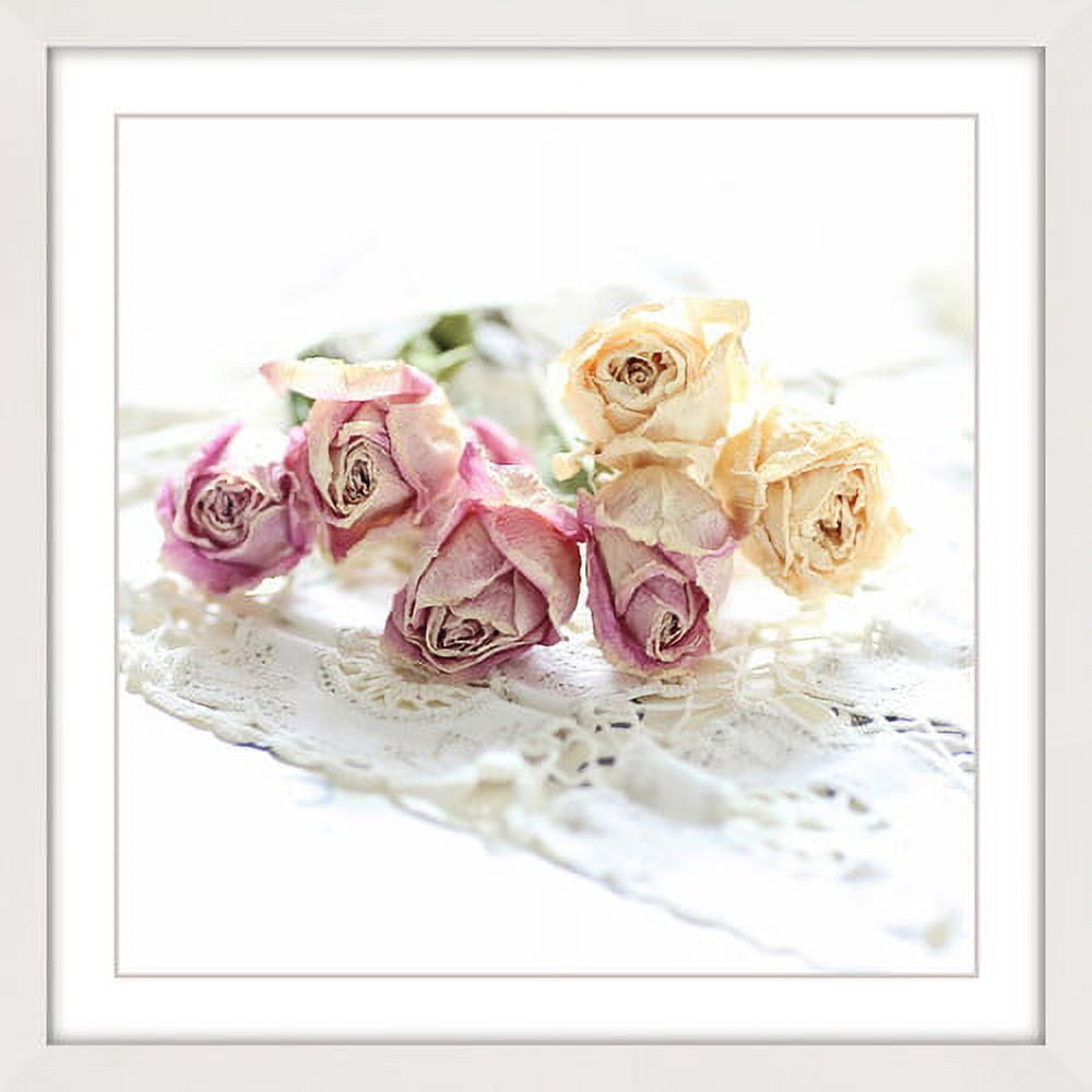 "Faded Roses" Framed Painting Print