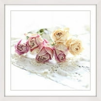 "Faded Roses" Framed Painting Print