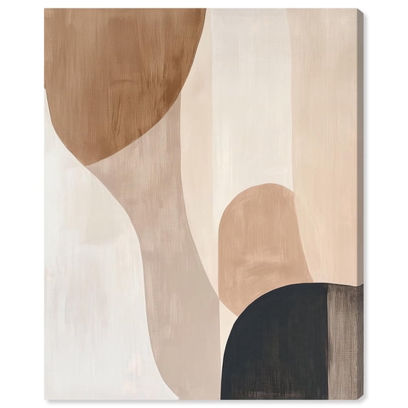 Faded Warmth I Canvas Abstract Shape Boho by Art Remedy, Gallery Wrapped, 24 x 30