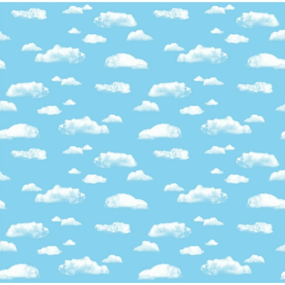 Fadeless Bulletin Board Art Paper, Clouds, 48" x 12', 4 Rolls