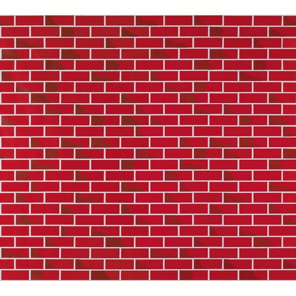 Fadeless Bulletin Board Art Paper, Tu-Tone Brick, 48" x 12', 4 Rolls