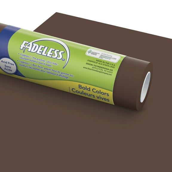 Fadeless Paper Roll, Brown, 24 Inches x 60 Feet