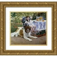 thumbnail image 1 of Fader, Fernando 22x20 Gold Ornate Wood Framed with Double Matting Museum Art Print Titled - Dos Buenos Amigos, 1 of 4