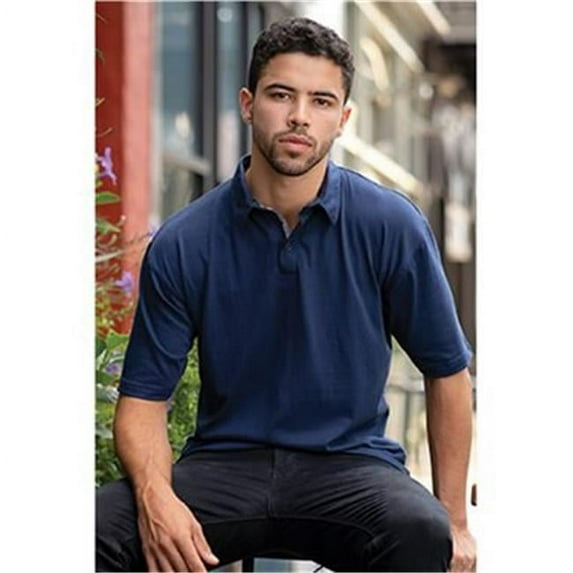 Fader Play Sport Shirt, Heather Navy - Extra Large