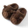 thumbnail image 1 of Fadezar Big Kids Fuzzy Slippers Winter Warm Cute Capybara House Shoes for Boys Girls, 1 of 5