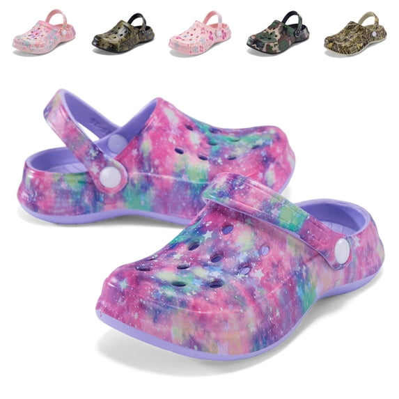Fadezar Toddler Kids Clogs Boys Girls Lightweight Non Slip Water Shoes Quick Dry Garden Beach Pool Sandals
