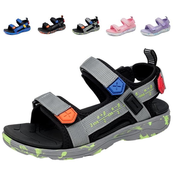 Fadezar Boys Girls Sandals Kids Hiking Sports Open Toe Summer Sandals