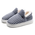 thumbnail image 1 of Fadezar Fuzzy Slippers for Women and Men Warm Ankle Bootie Slippers with Memory Foam Bedroom Non-slip House Shoes, 1 of 6